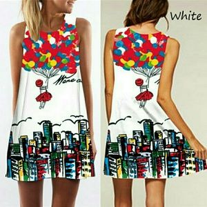 💋NEW GRAPHIC PRINT A-LINE SHIFT DRESS!!!